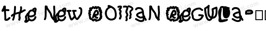 the new roman regula字体转换